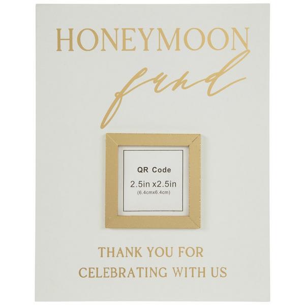 Honeymoon Fund QR Sign